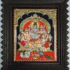 Shiva Family Tanjore Painting