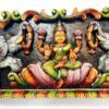 Wood Gajalakshmi Wall Panel