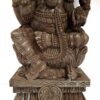 Wooden Ganesha Statue Large Ganesh Sculpture Ganapathi Vinayaka Vigneshwara Home Décor Temple Figurine Pooja Room Ready to Ship