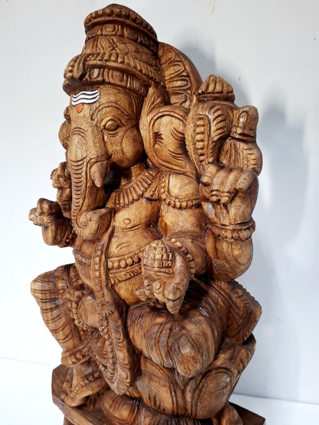 Wooden Ganesh Statue 24 Inch