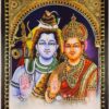 Shiva Parvathi Tanjore Painting