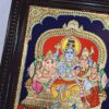 Tanjore Painting Shiva Parivar