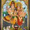 Shiva Family Tanjore Painting