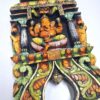 Ganesha Statue Kavadi Wall Panel Hindu God Wooden Wall Hanging Ganesh Sculpture Temple Gopuram Puja Pooja Home Decor Ready to Ship