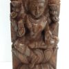 Wooden Lakshmi Wall Panel