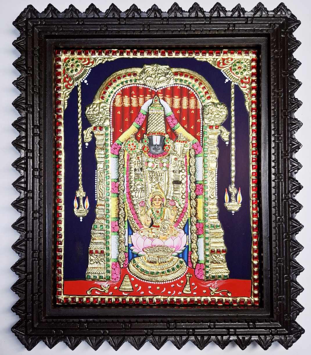 Balaji Lakshmi Tanjore Painting
