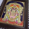 Balaji Lakshmi Tanjore Painting with 22K Gold Foil & Gem Stones - Ready to Ship Globally