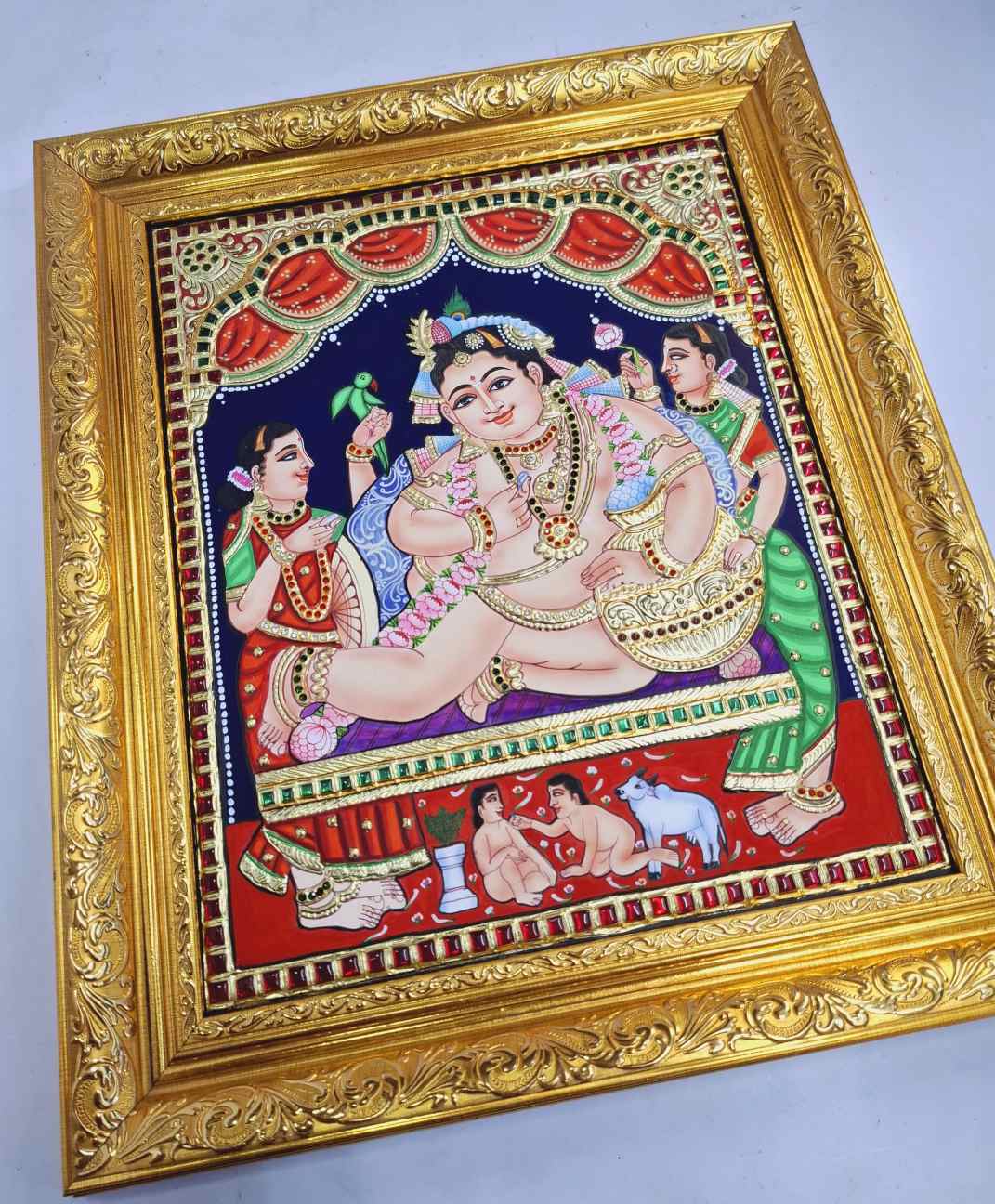 Krishna Tanjore Painting