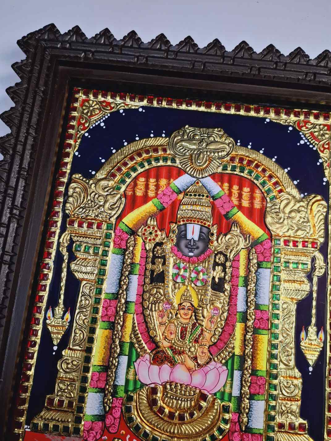 Tanjore painting balaji lakshmi