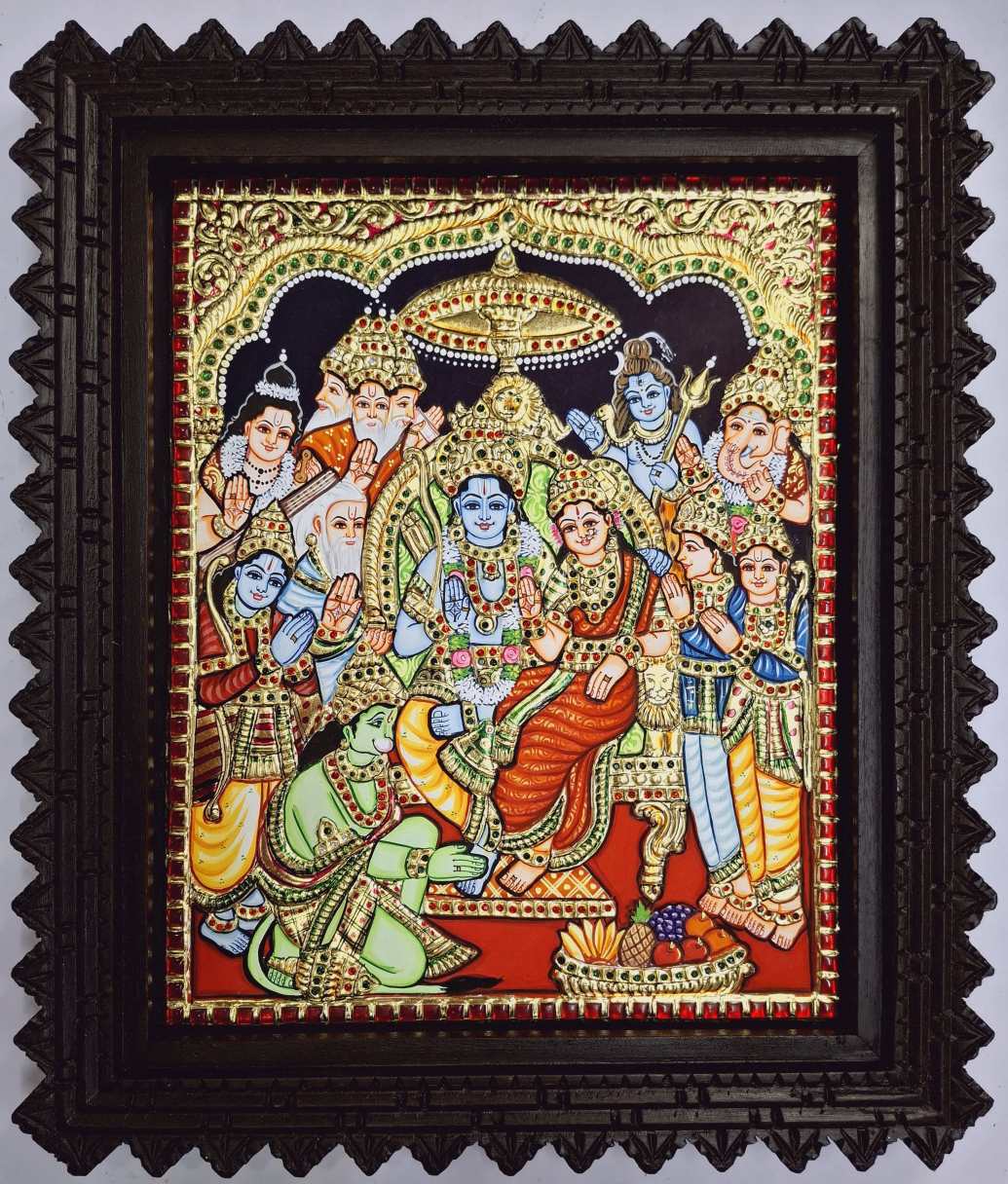 Ram Darbar Tanjore Painting