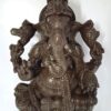 Wooden Ganesha Statue - Large Lord Ganesh Sculpture for Home Décor or Pooja Room, 2 Feet, Ready to Ship