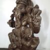 Wooden Ganesha Statue - Large Lord Ganesh Sculpture for Home Décor or Pooja Room, 2 Feet, Ready to Ship