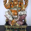 Wooden Ganesha Sculpture