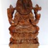 Wooden Ganesha Statue