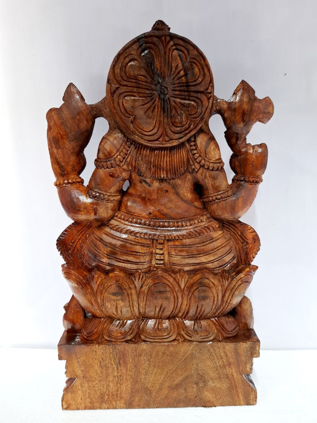 Wooden Ganesha Statue