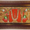 Sanku Chakaram Namam Tanjore Painting