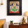 Gajalakshmi Tanjore Painting