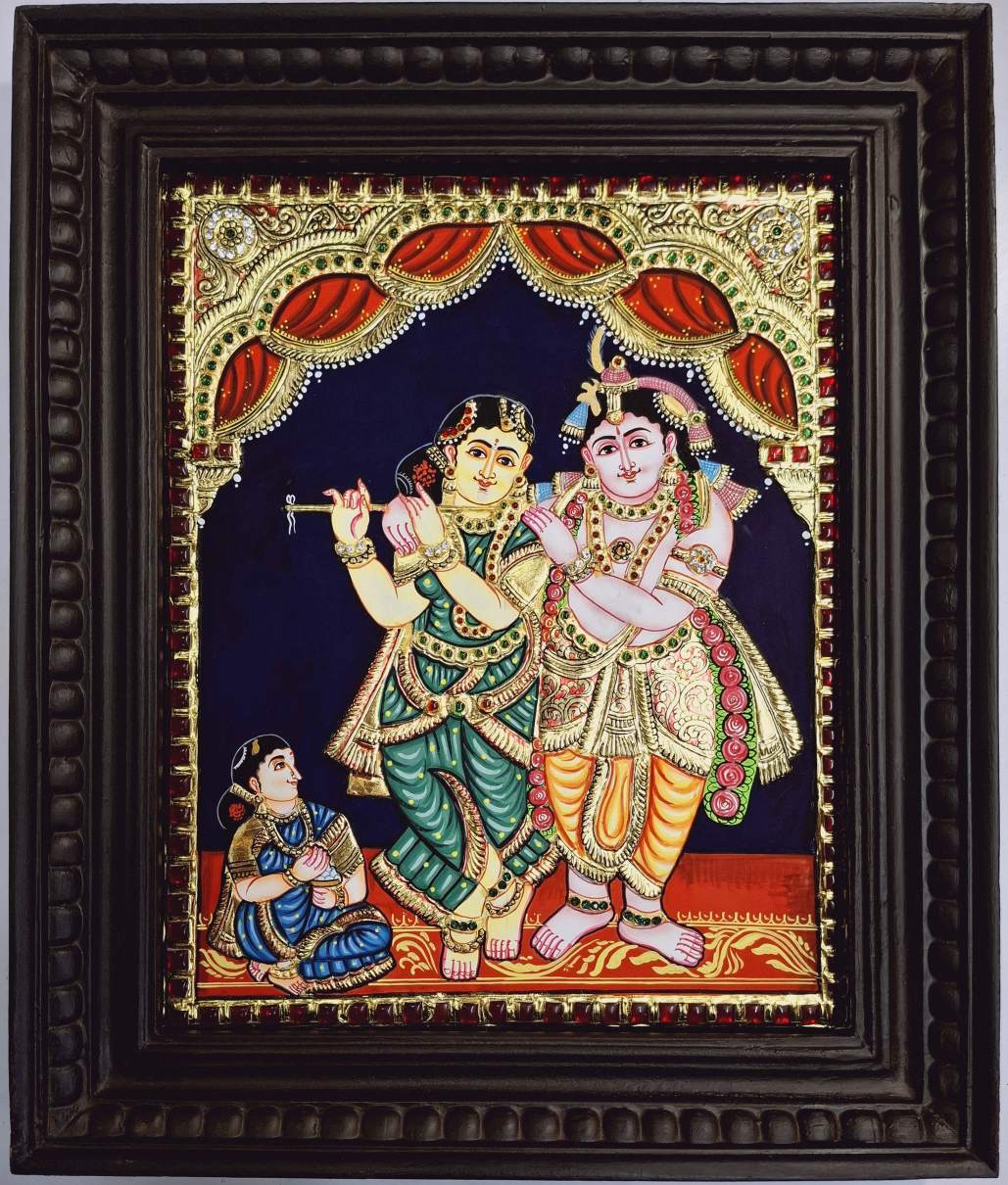 Radha Krishna Tanjore Painting