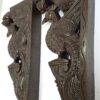 Peacock Wall Bracket Pair