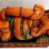 Wooden Ganesha Reclining