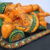 Wooden Ganesha Reclining