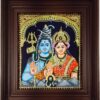 Shiva Family Tanjore Painting