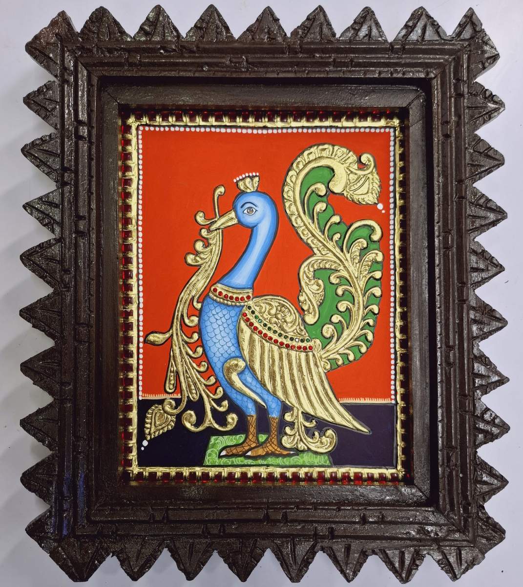 Peacock Tanjore Painting