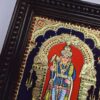 Murugan Tanjore Painting with Framed, Palani Murugan, 22K Gold, Teakwood Framed Painting, Pooja Room Décor, Ready to Ship