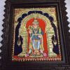 Murugan Tanjore Painting with Framed, Palani Murugan, 22K Gold, Teakwood Framed Painting, Pooja Room Décor, Ready to Ship