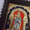 Murugan Tanjore Painting with Framed, Palani Murugan, 22K Gold, Teakwood Framed Painting, Pooja Room Décor, Ready to Ship