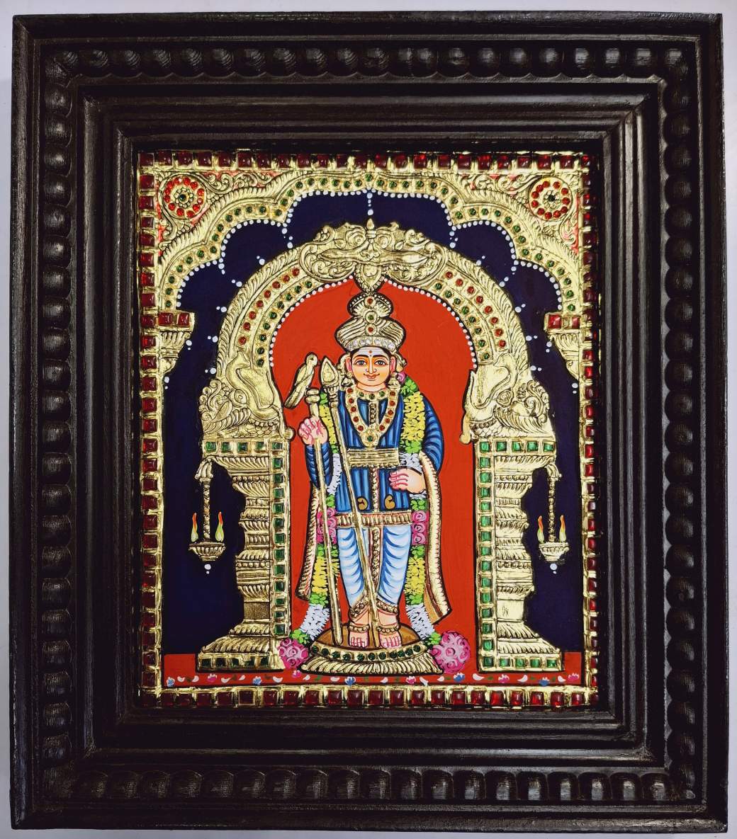 Murugan Tanjore Painting