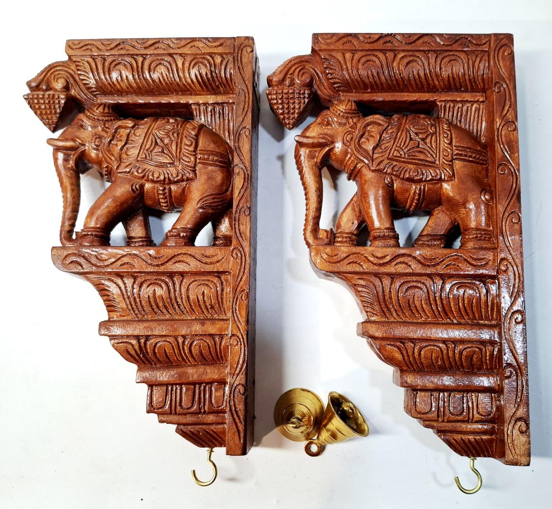 Elephant Wall Bracket Pair