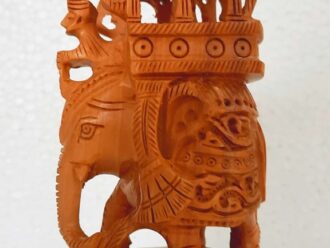 Wooden Elephant Ambabari for Home