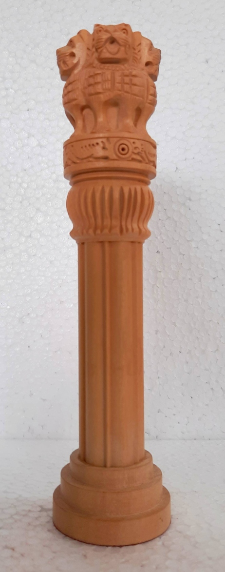 Wooden Ashoka Pillar for Home