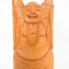 Wooden Laughing Buddha Statue for Home
