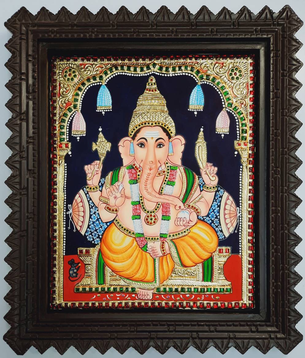 Ganesha Tanjore Painting