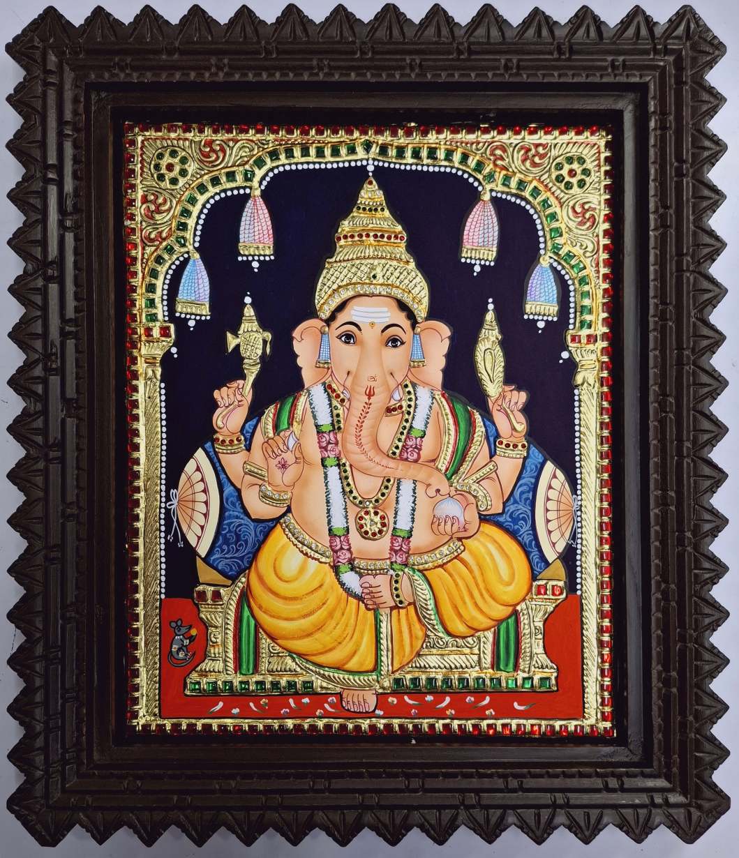 Ganesha Tanjore Painting