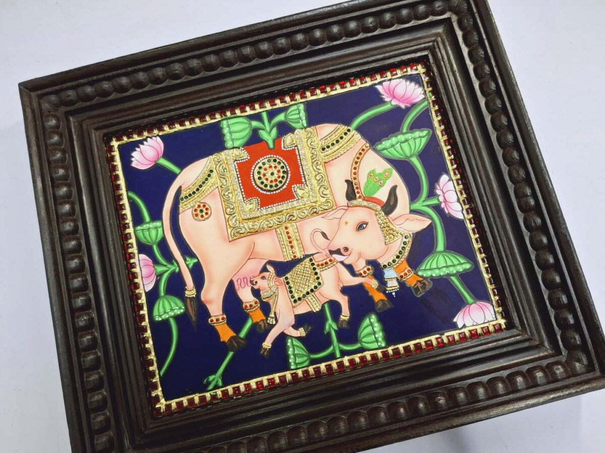 Kamadhenu Tanjore Painting