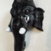 Wooden Elephant Head Wall Hanging