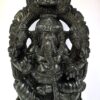 Wooden Ganesha Statue 18 Inch Ganesh Sculpture, Ganapathi Vinayaka Vigneshwara Home Decor, Temple Figurine, Pooja Room, Ready to Ship