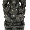 Wooden Ganesha Statue 18 Inch Ganesh Sculpture, Ganapathi Vinayaka Vigneshwara Home Decor, Temple Figurine, Pooja Room, Ready to Ship