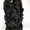 Wooden Ganesha Statue 18 Inch Ganesh Sculpture, Ganapathi Vinayaka Vigneshwara Home Decor, Temple Figurine, Pooja Room, Ready to Ship