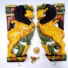 wooden Yali corbels set