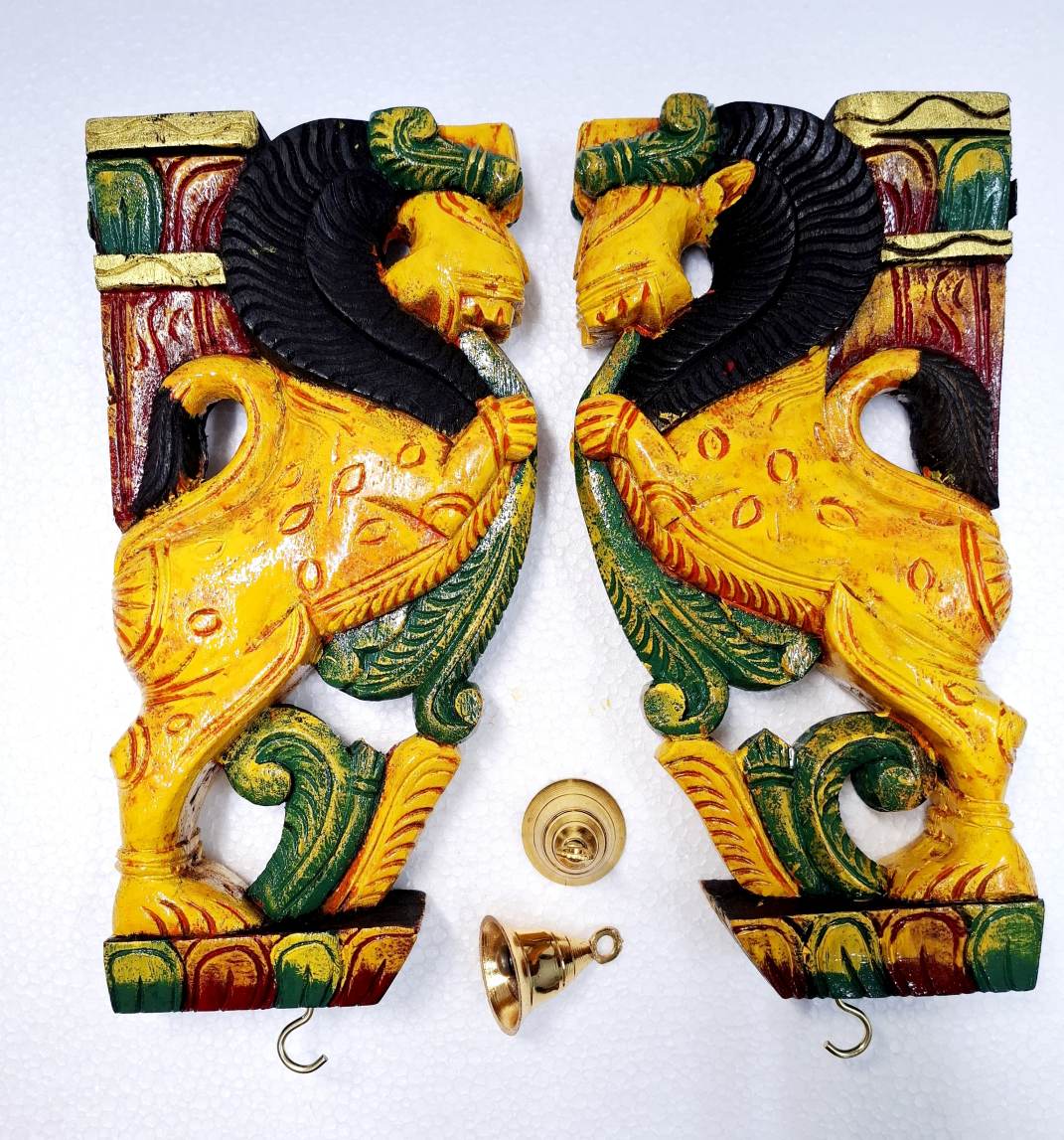 wooden Yali corbels set