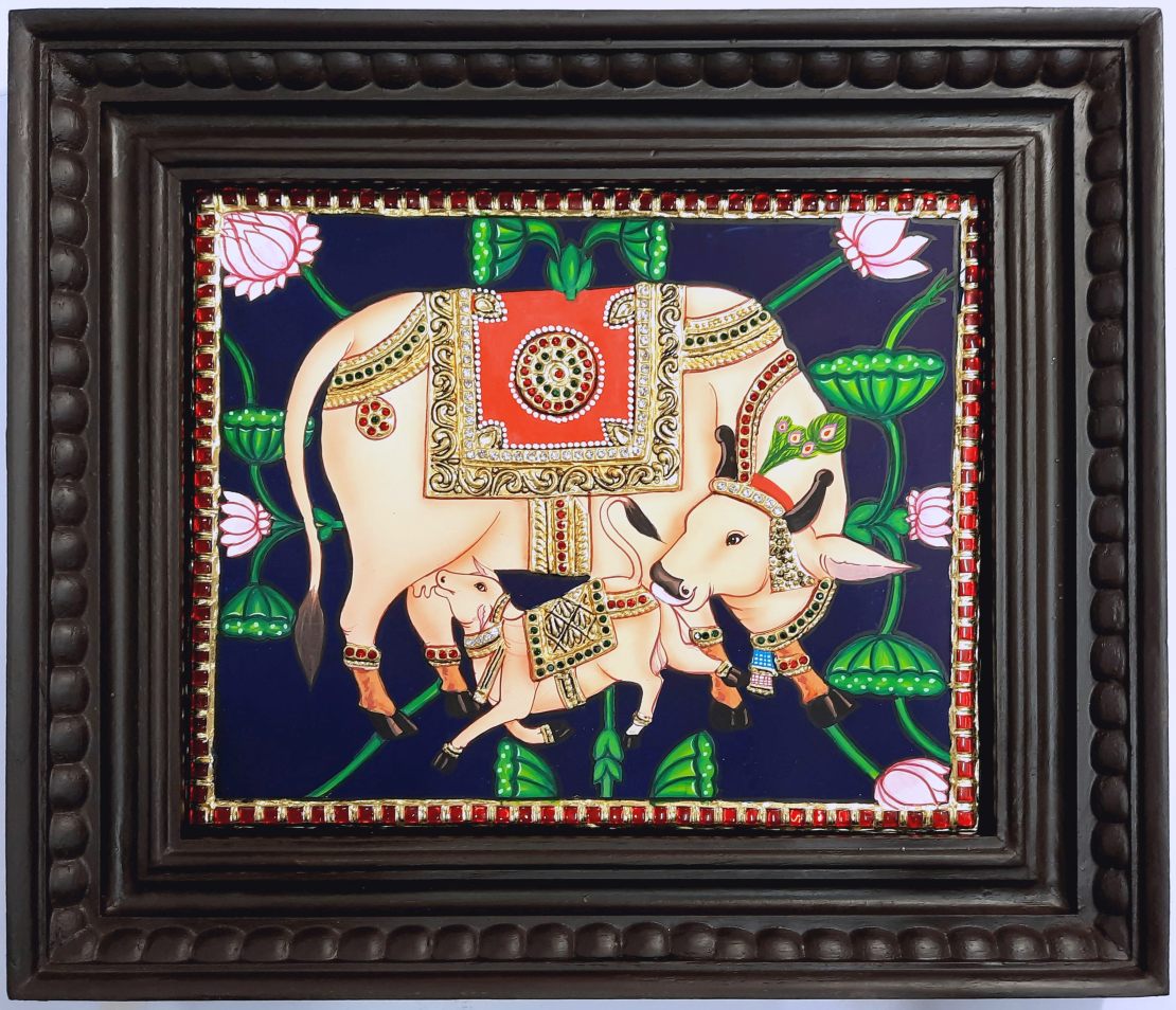 Kamadhenu Tanjore Painting