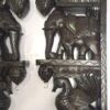 Large Wooden Elephant Wall Corbel with Bird Pair Vintage Style Elephant Wall Bracket 2 Pcs Door Entrance Wall Décor Ready to Ship Now