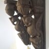 Wooden Peacock Wall Bracket Bird Pair Statue Wall Corbel Vintage Entrance Living Room Garden Wall Hanging Home Decor Ready to Ship