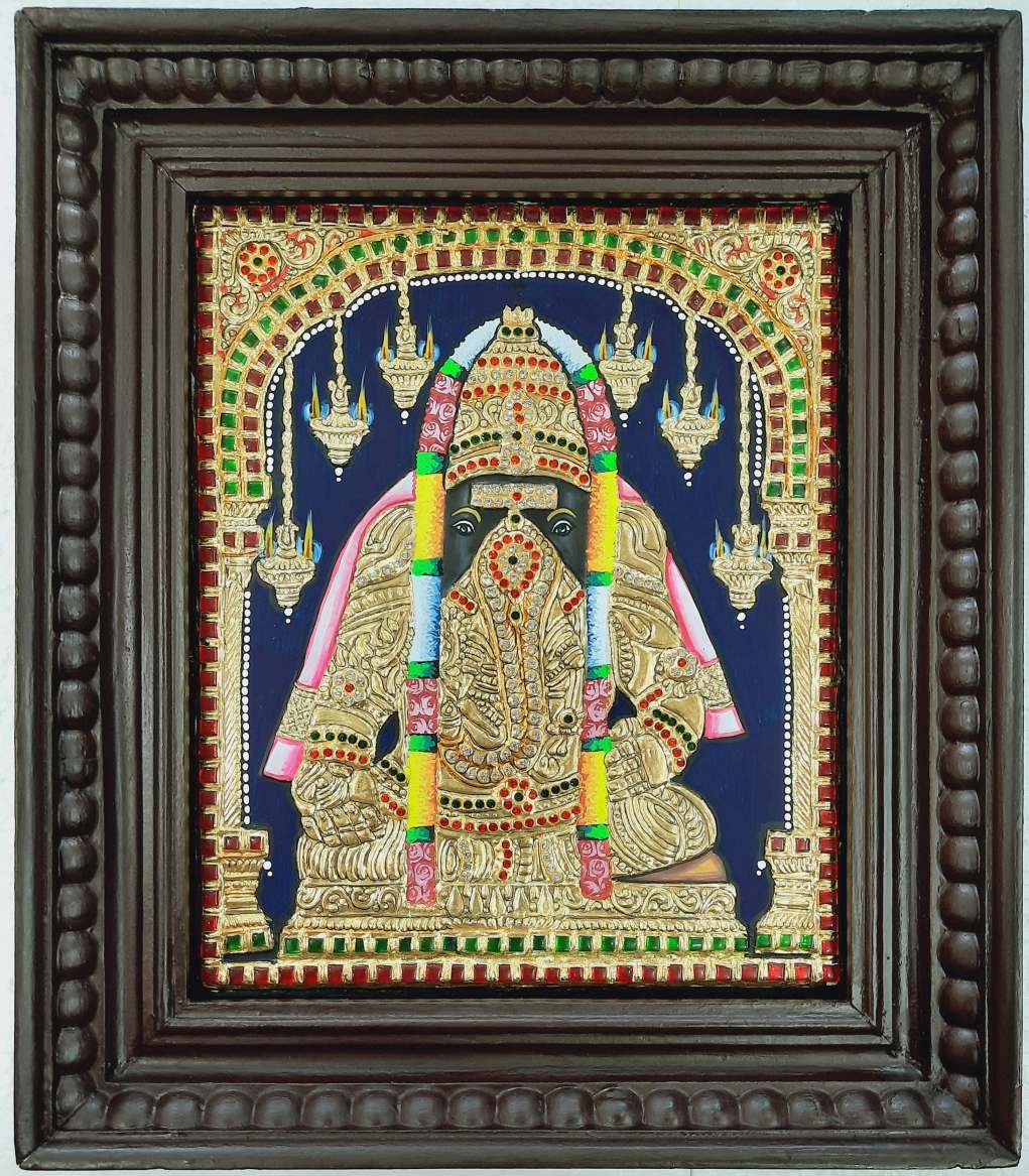 Karpaga Ganesha Tanjore Painting