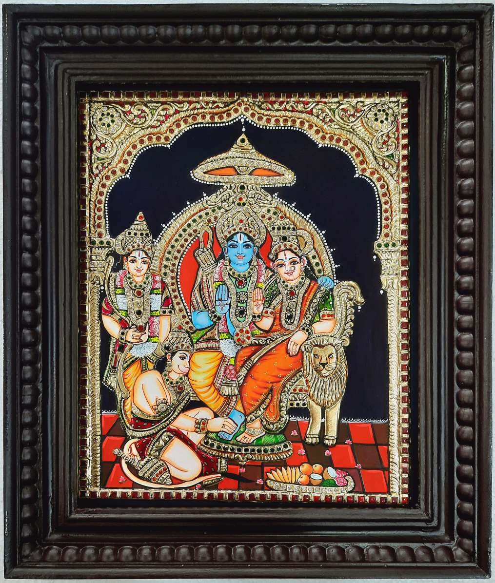 Ram Darbar Tanjore Painting