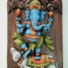 Ganesha Wooden Wall Panel